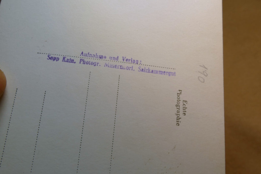 Bad Aussee Totem Gebirge Liezen, Bezirk  Austria 1930's postcard  - unposted