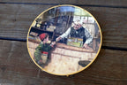 NORMAN ROCKWELL "Back to School" Plate 1990 84-R70-12.1 Limited Edition