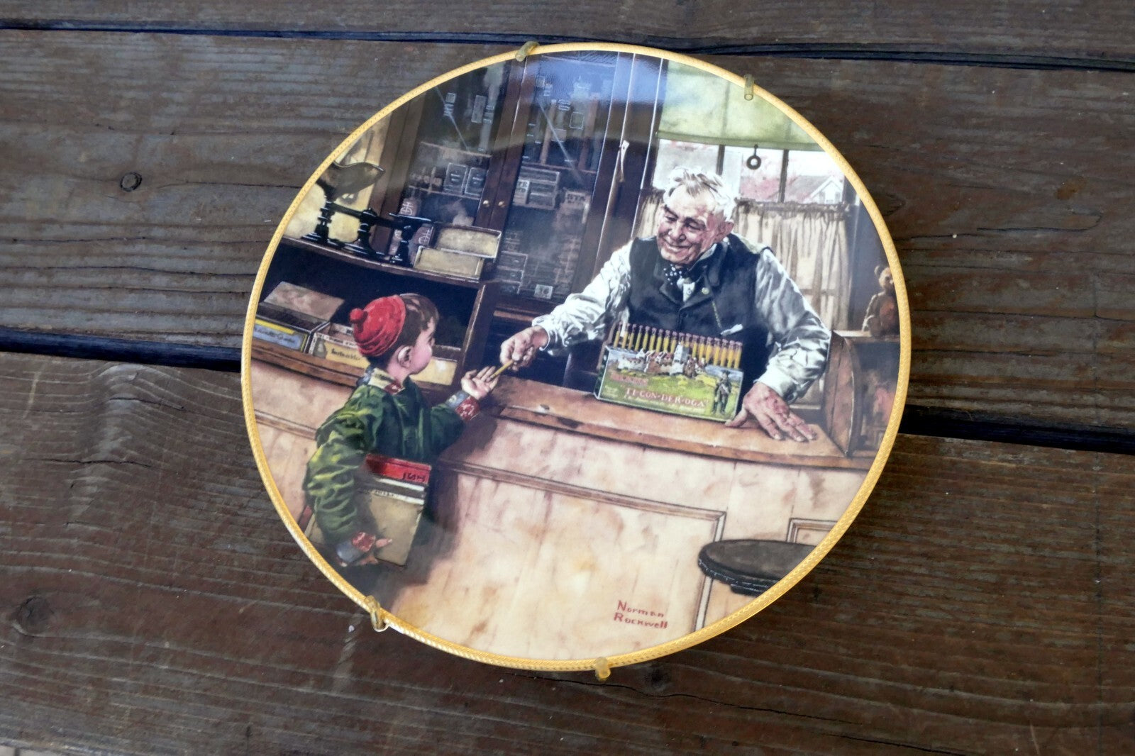NORMAN ROCKWELL "Back to School" Plate 1990 84-R70-12.1 Limited Edition