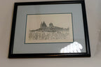 Kizhi Pogost  Ofort Etching Russia by A. Gurvich 1996 signed numbered framed