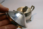 SILVER  PLATE  SUGAR BOWL with lid made in Indonesia