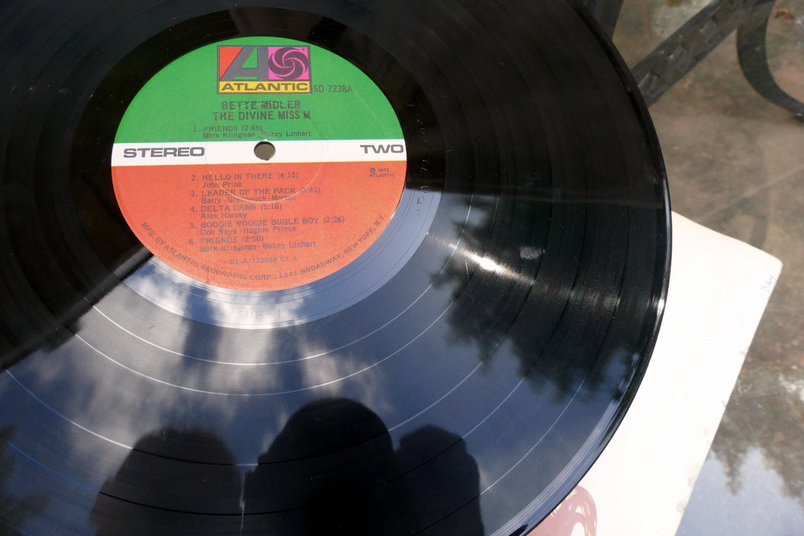 Bette Midler: The Divine Miss M - Vinyl Record LP - 1972 Atlantic SD 7238