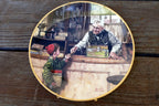NORMAN ROCKWELL "Back to School" Plate 1990 84-R70-12.1 Limited Edition