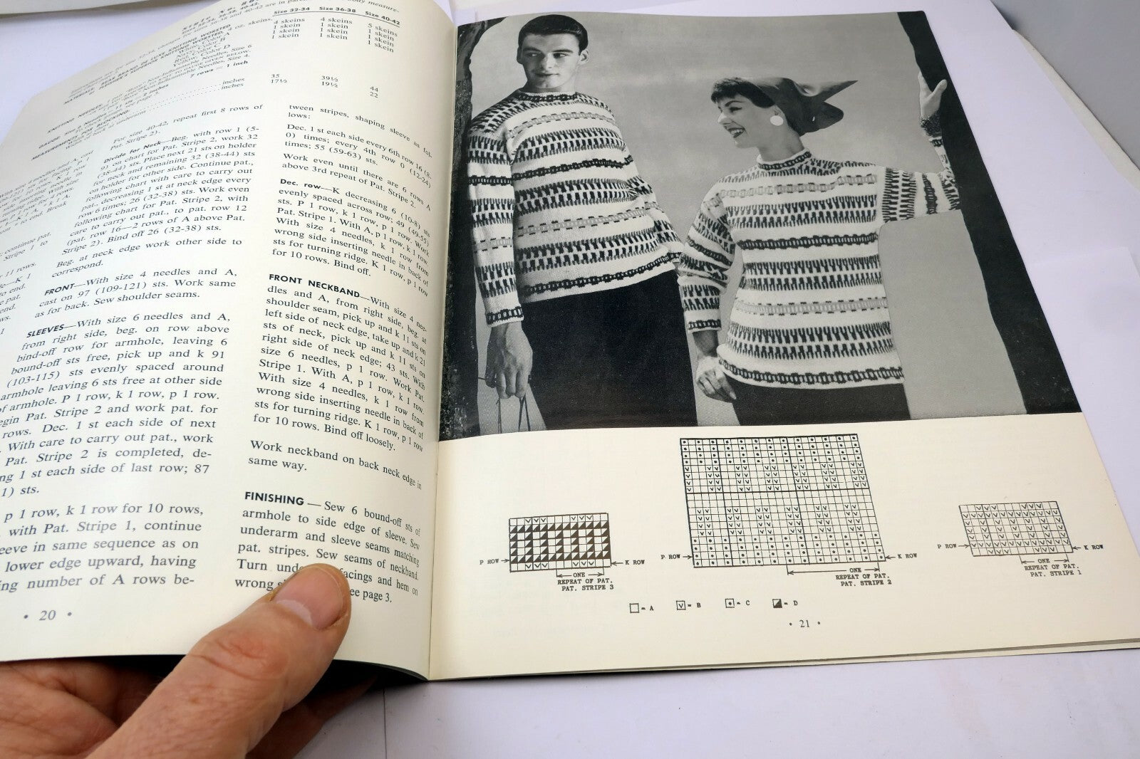 College Knits for MEN and WOMEN Bear Fleisher Yarns Magazine 1958