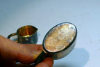 Miniature 2cm tall Metal Milk Creamer Pitcher set of two Germany