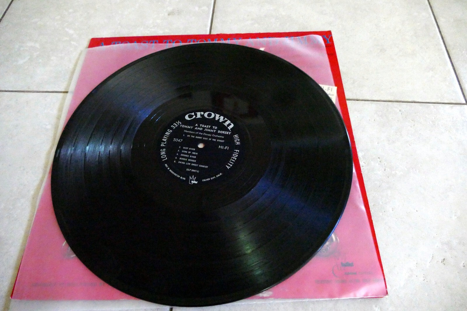 The Dorsey Orchestra - A Toast To Tommy And Jimmy Dorsey, VINYL LP
