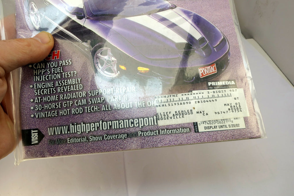 HIGH PERFORMANCE PONTIAC Magazine July 2002 Natural Inspiration 10s Street Car