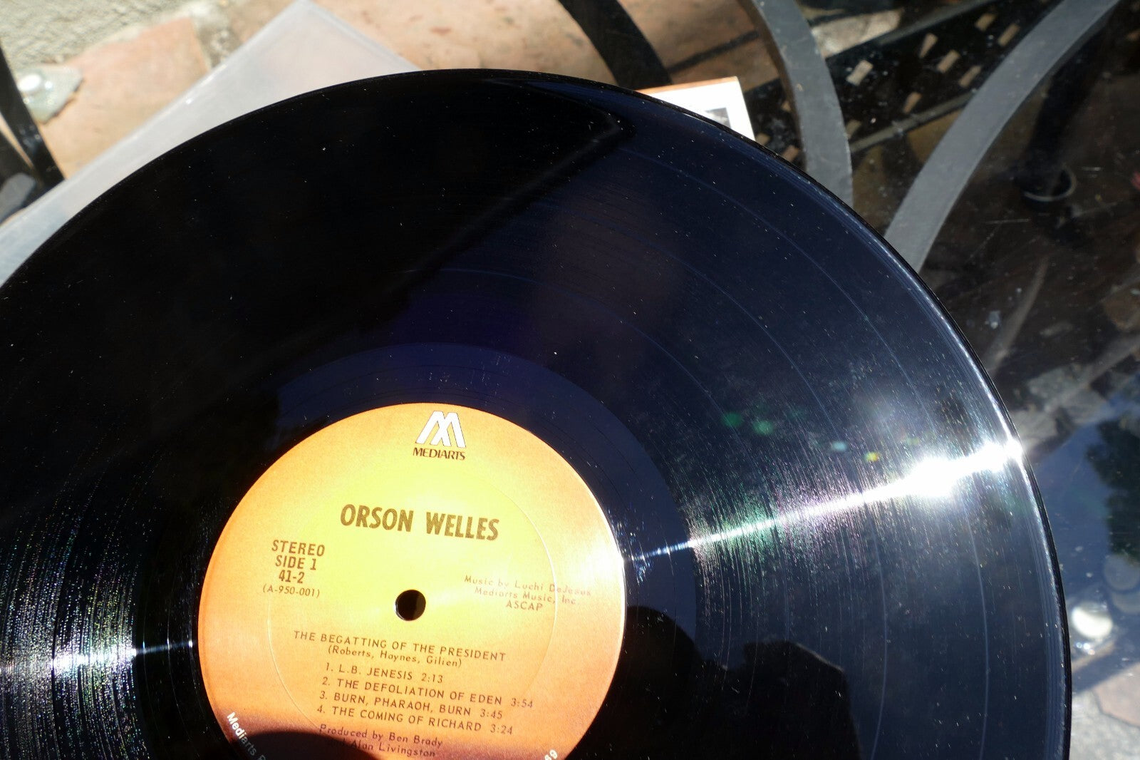 Orson Welles - The Begatting of The President Vinyl LP Album Mediarts 41-2
