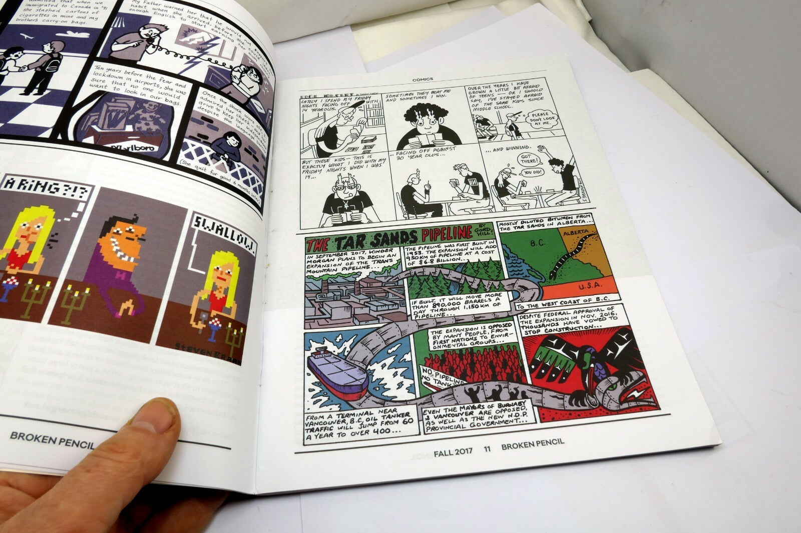 BROKEN PENCIL MAGAZINE ISSUE 77 ART  Pipeline Pushback Indigenous Artists