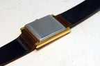 "Cecilia " Gold Tone Ladies  Watch with brown  leather strap