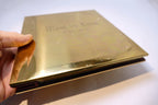 Mom is Love Photo Album - 4" x 6" Photo Frame gold tone metal Make Memories