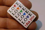 USPS Love Series (Love Birds) 20c US Stamp Collectible Hearts Enamel Pin - MINT