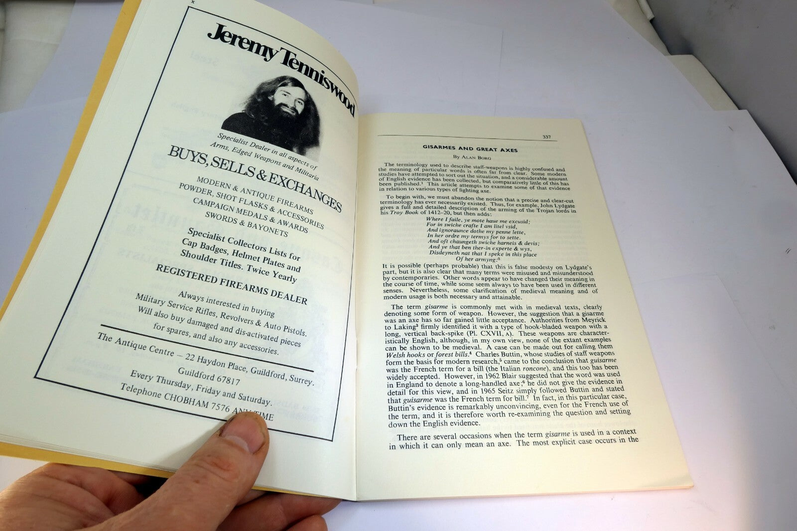 Journal of the Arms & Armour Society Vol VIII No 6 1976