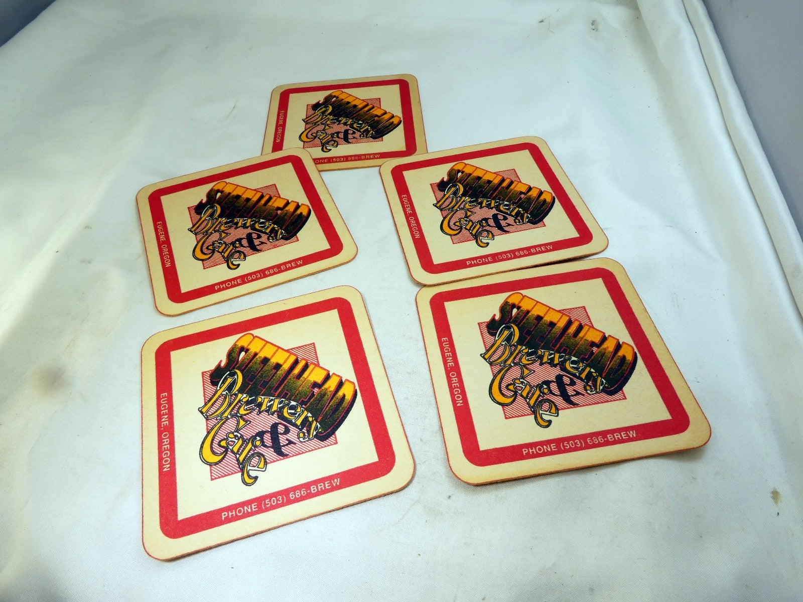 Steelhead Brewery & Cafe Eugene Oregon Bar Coaster Beer lot 5
