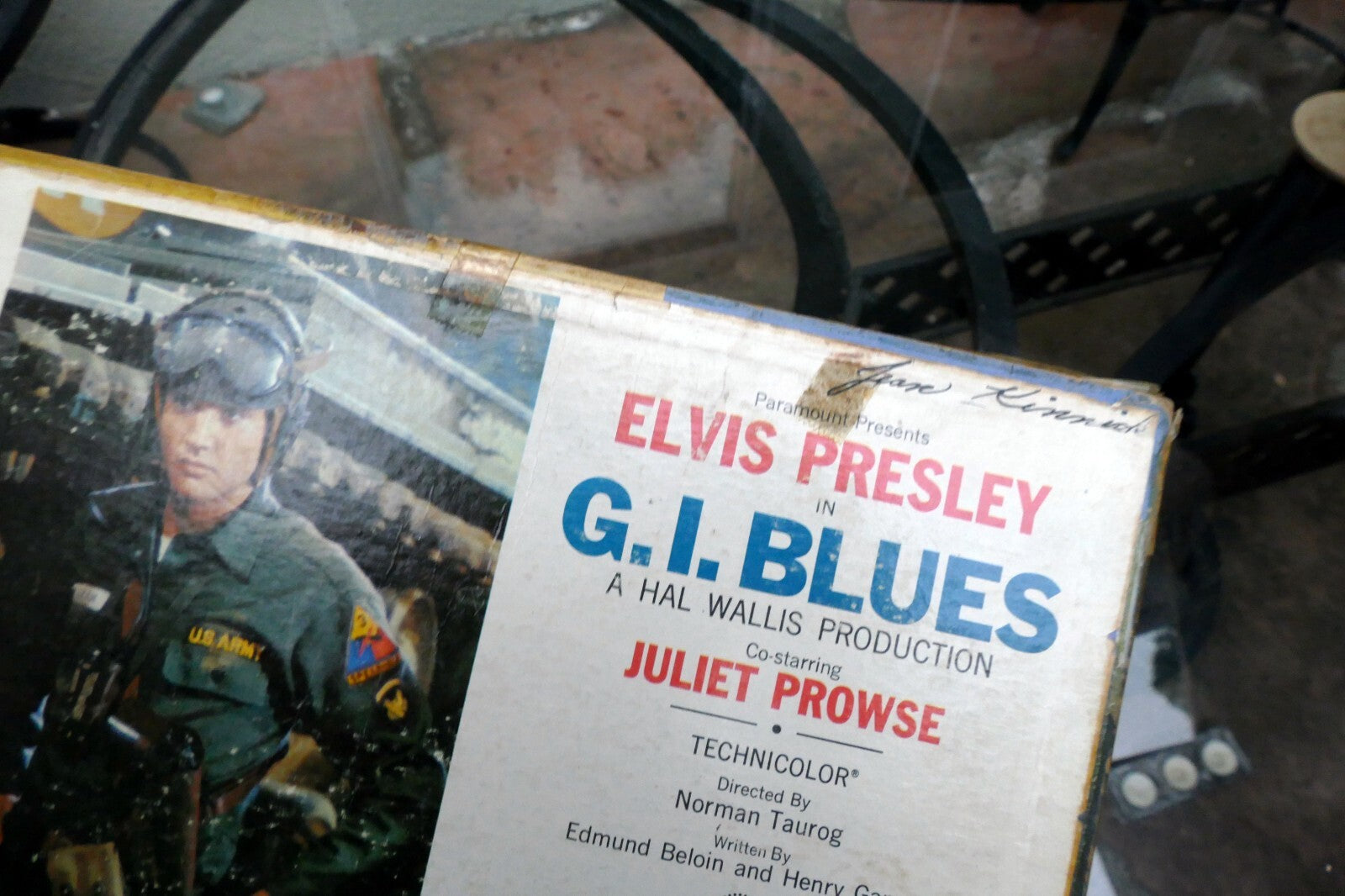 1960 Elvis Presley  – G. I. Blues LPM-2256 Mono  - ALBUM ART COVER ONLY