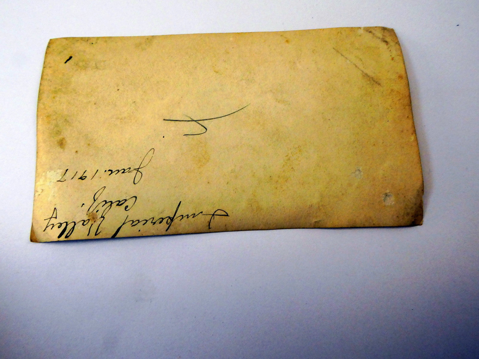 Picture of Two Gentleman in Car VINTAGE ANTIQUE Photograph 5X3" 1917 California