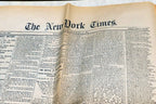 New York Times July 4 Reprint Civil War in Richmond 1862, Decree of Emancipation