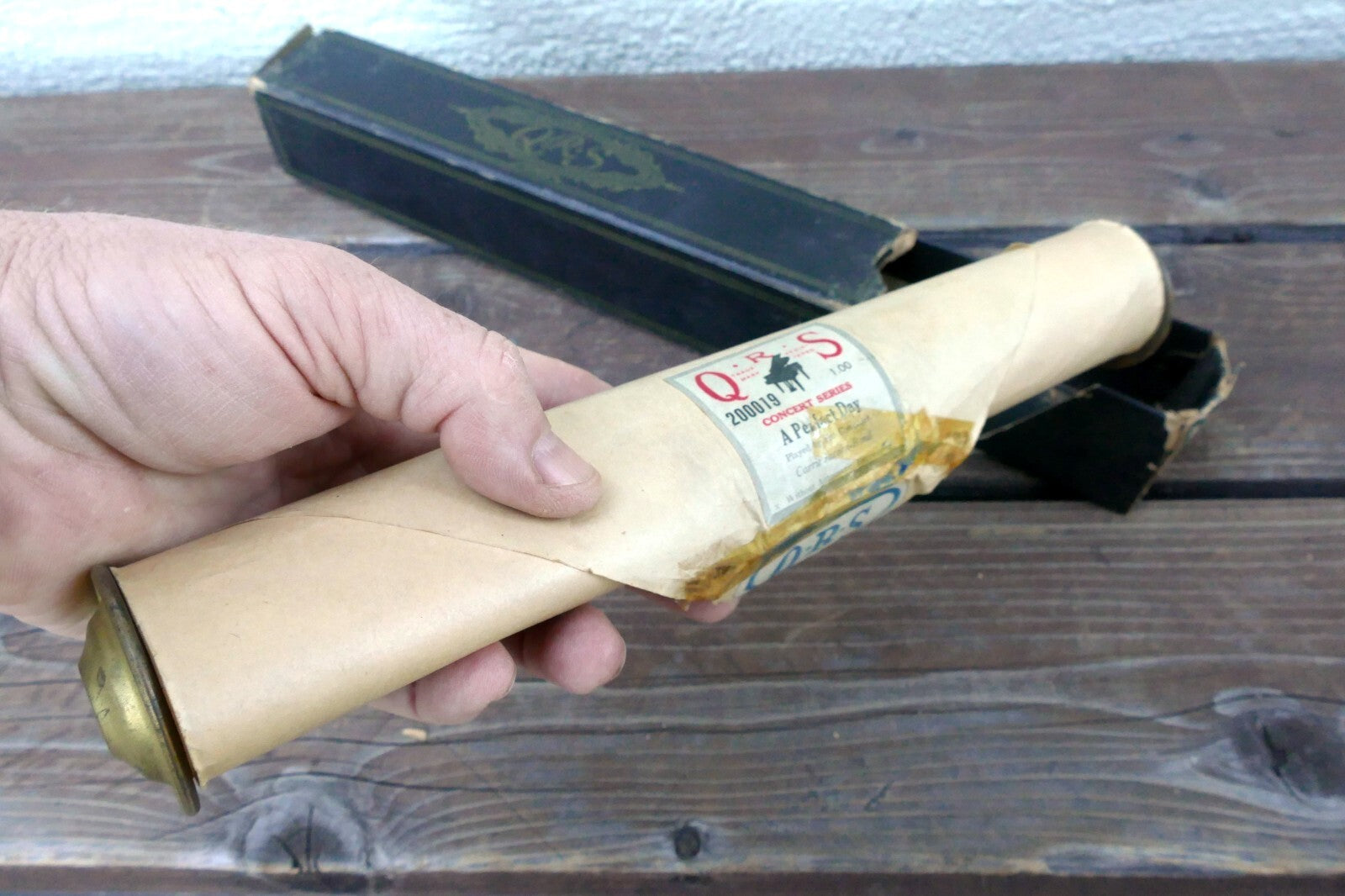 Qrs 200019 piano roll a perfect day carrie jacobs bond