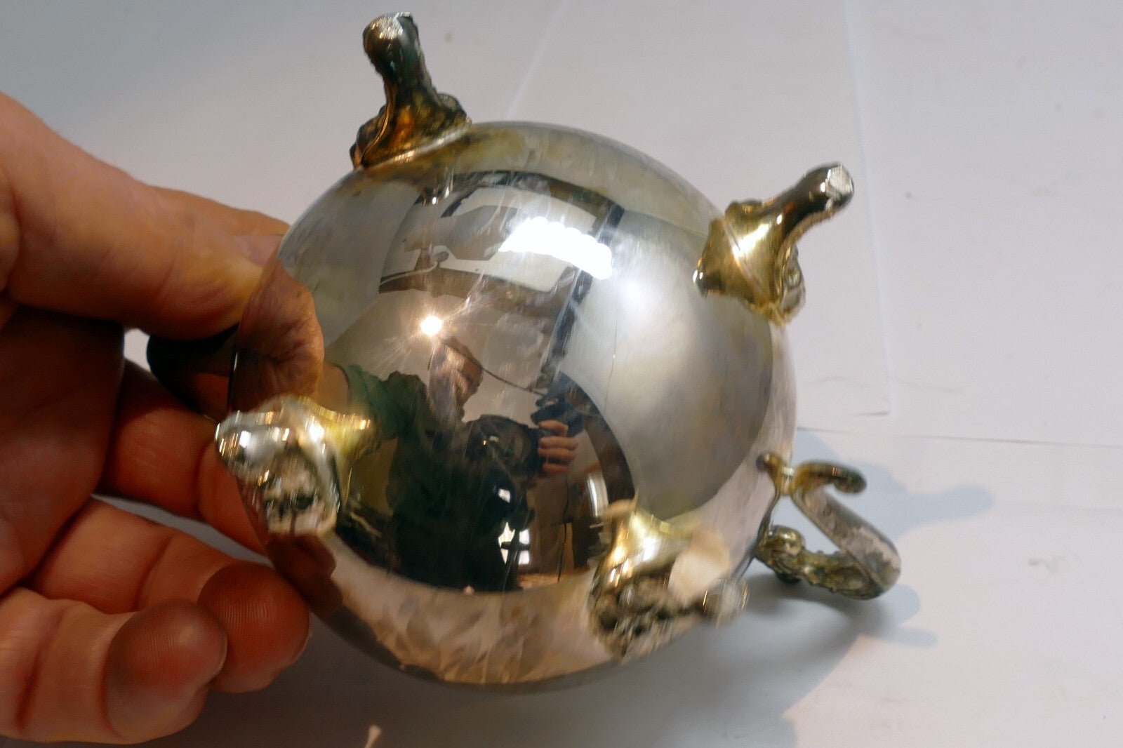 SILVER  PLATE  CREAMER  made in Indonesia