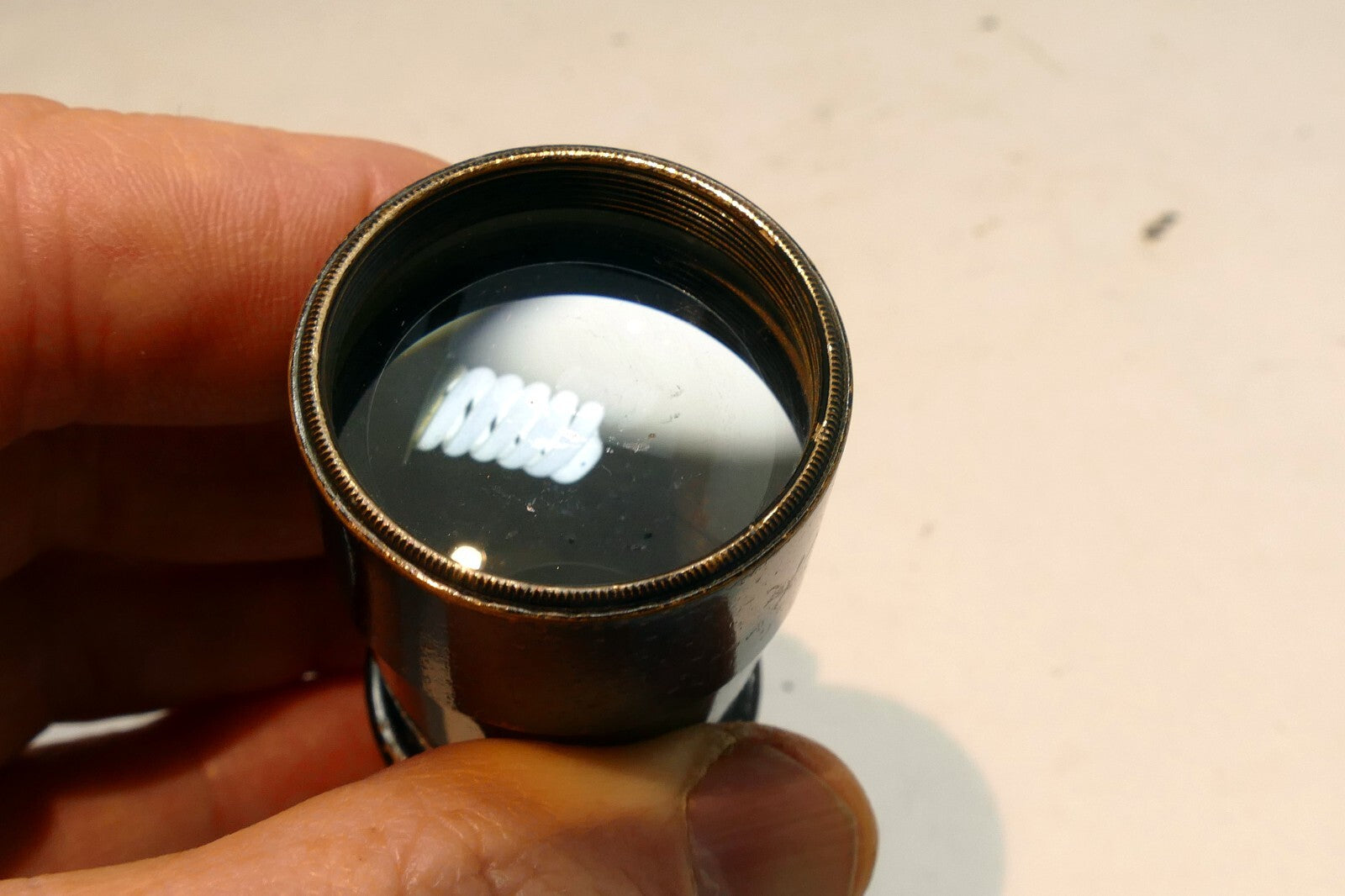 Antique Telescope Brass Nautical Spyglass 19th century compact
