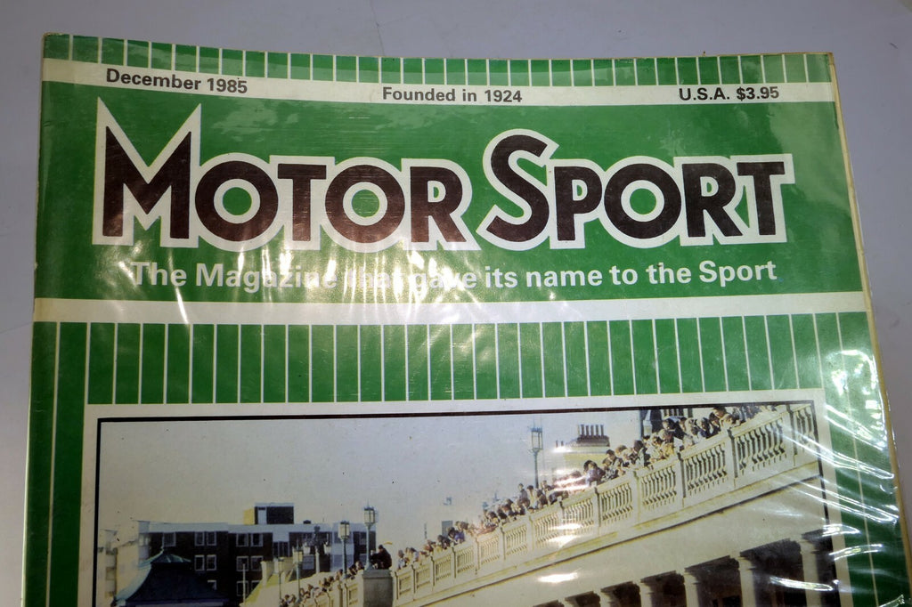 Motor Sport Magazine December 1985