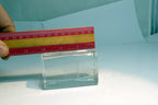 Rome Roma Laser Etch Glass Paperweight  Fontana Trevi  Fountain 3X2X2" crystal