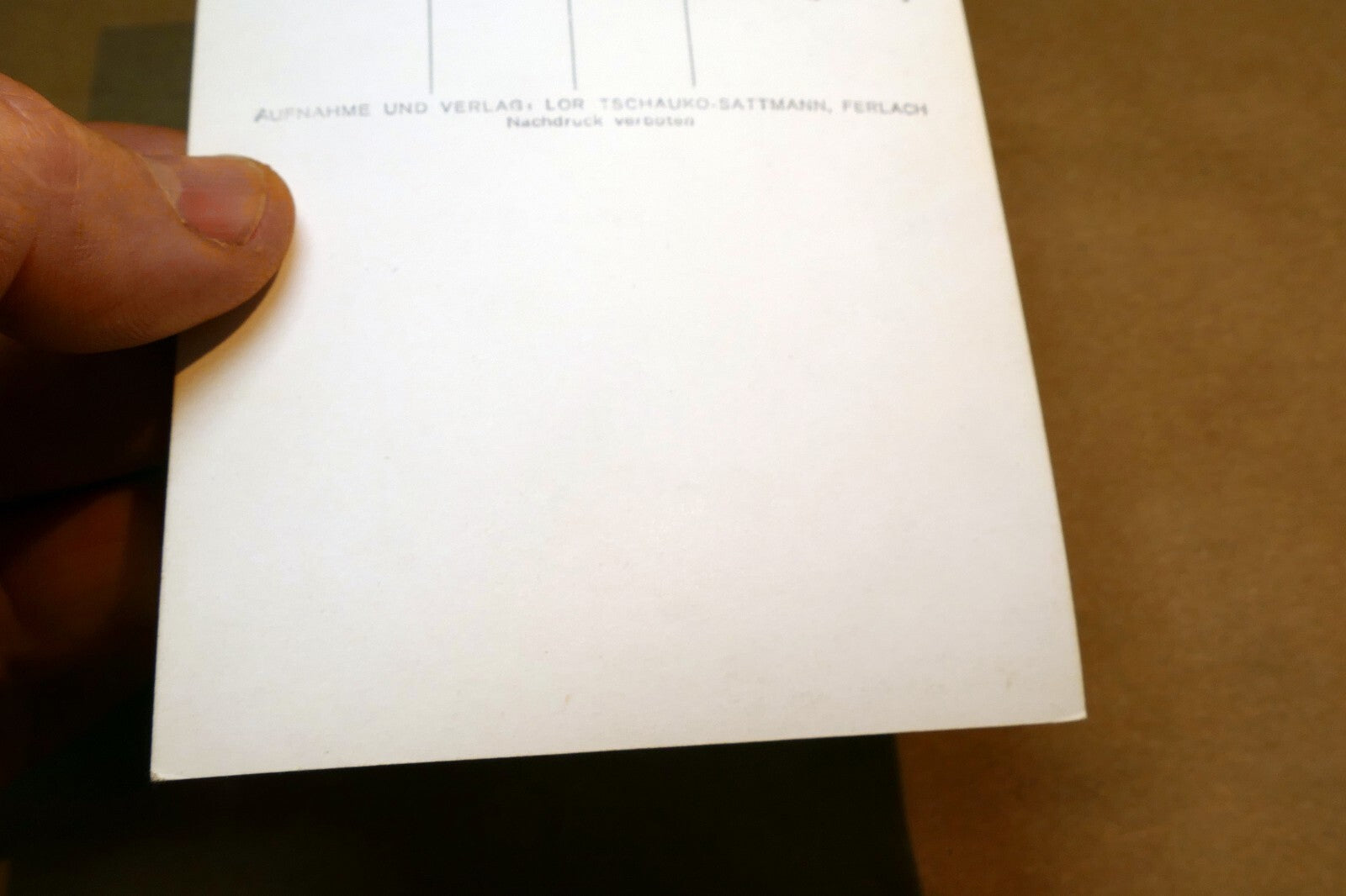 Loibpass mit Koschutta Alps Austria postcard 1940's  - unposted