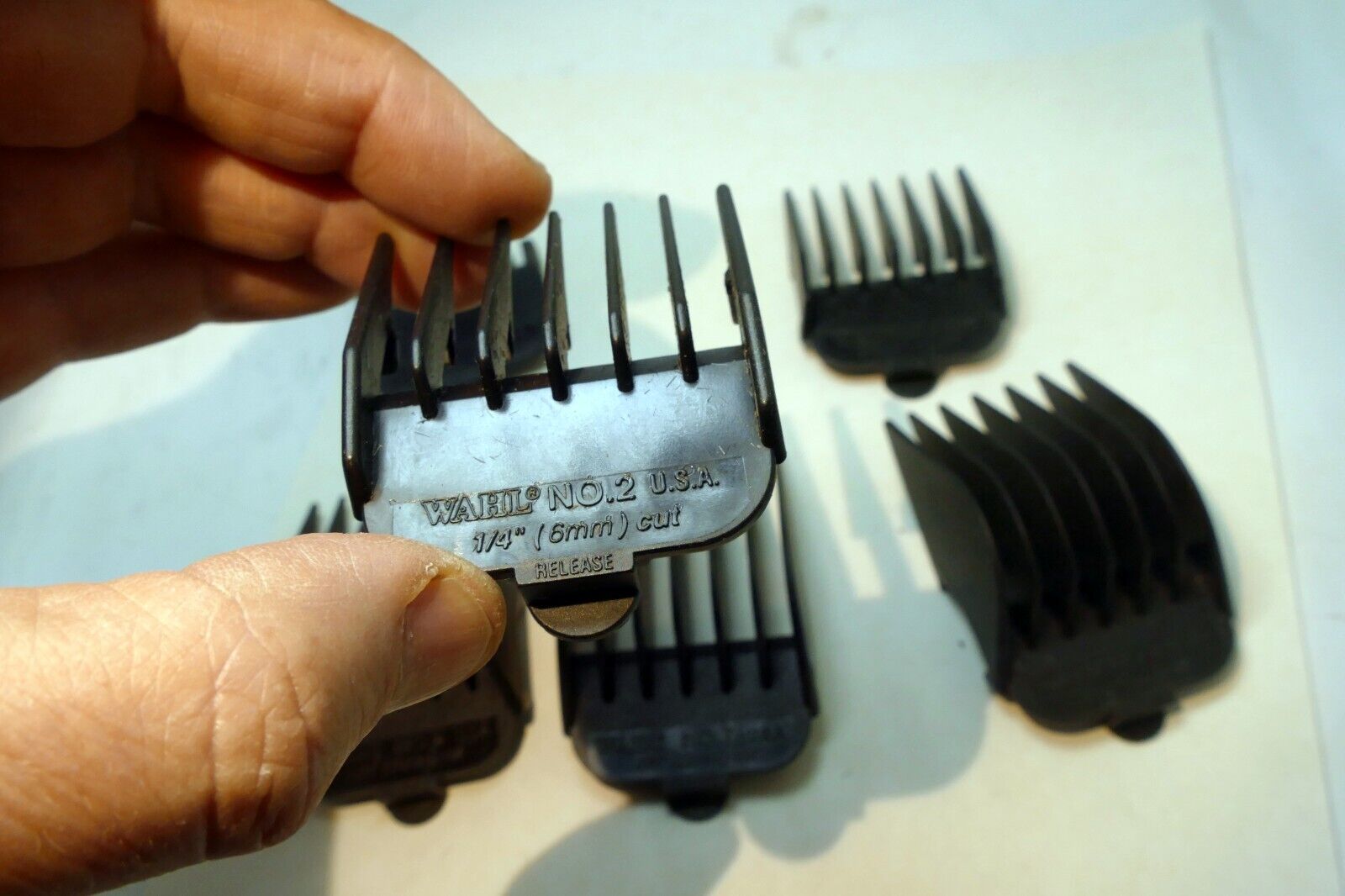 #1 #2 #3 #5 #7 #8  Wahl Guide Comb Attachment mixed lot - missing 4 & 6