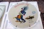 Norman rockwell tree brigade plate 1993 84 r70 1.20 knowles coa