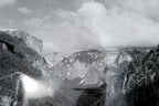 Yosemite California 11X14" Black & white Picture Photo Valley in Winter