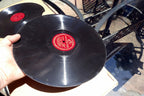 Set of 7 vintage 12-inch 78 RPM Tosca Volume II vinyl records by Puccini, featuring Gigli and conducted by Fabritiis
