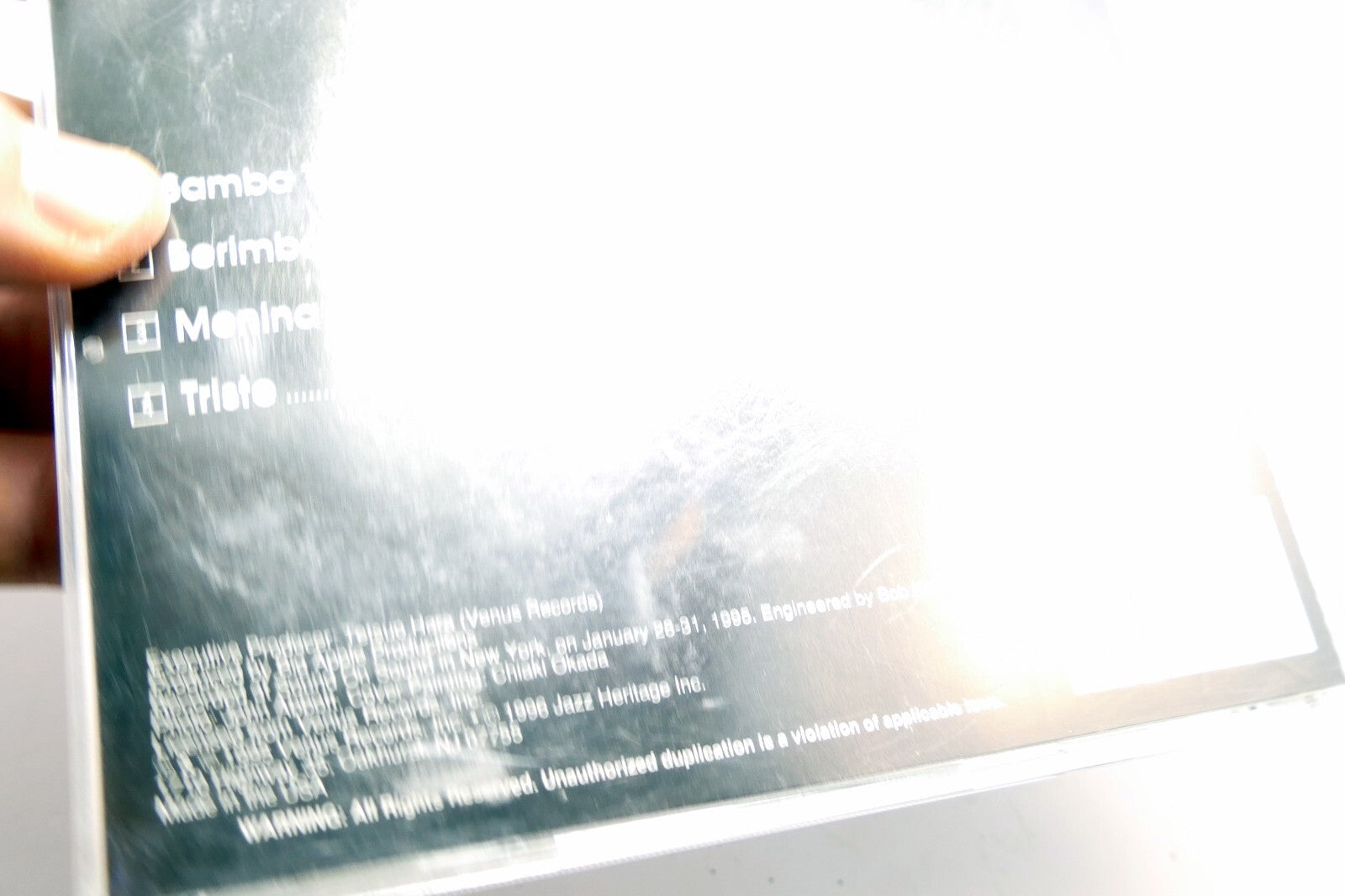 CD Lee Konitz & The Band Brazilian Rhapsody 1997 Venus Records 514174M Good