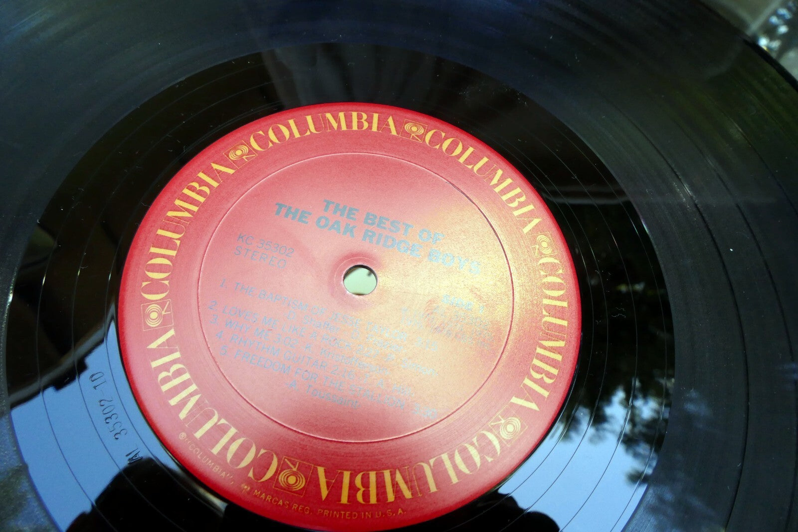 OAK RIDGE BOYS The Best of  Vinyl LP PC-35302 Greatest Hits  1978 CBS