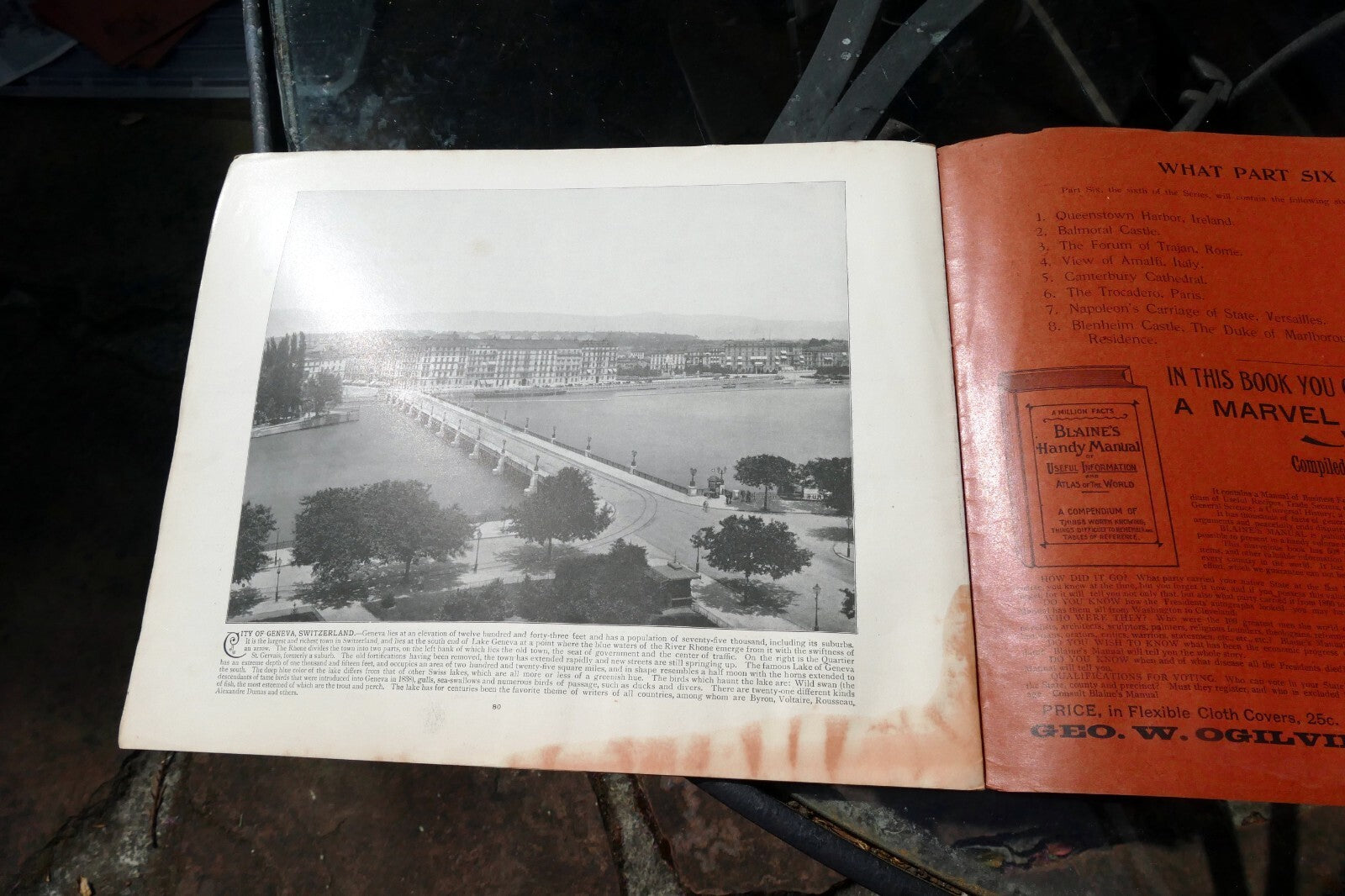 Sights and Scenes of the World No 5, Nov. 1893 Nature and Art Photographic Views