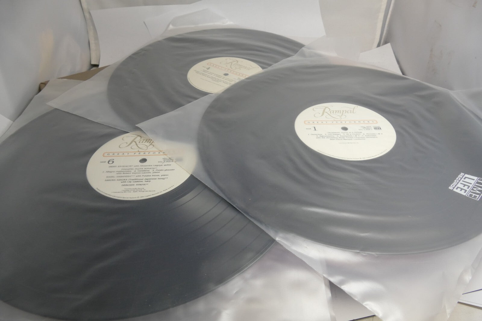 Time Life Box 3 LP Set  Great Performers Jean Pierre Rampal STL-PO5 1981 Capitol