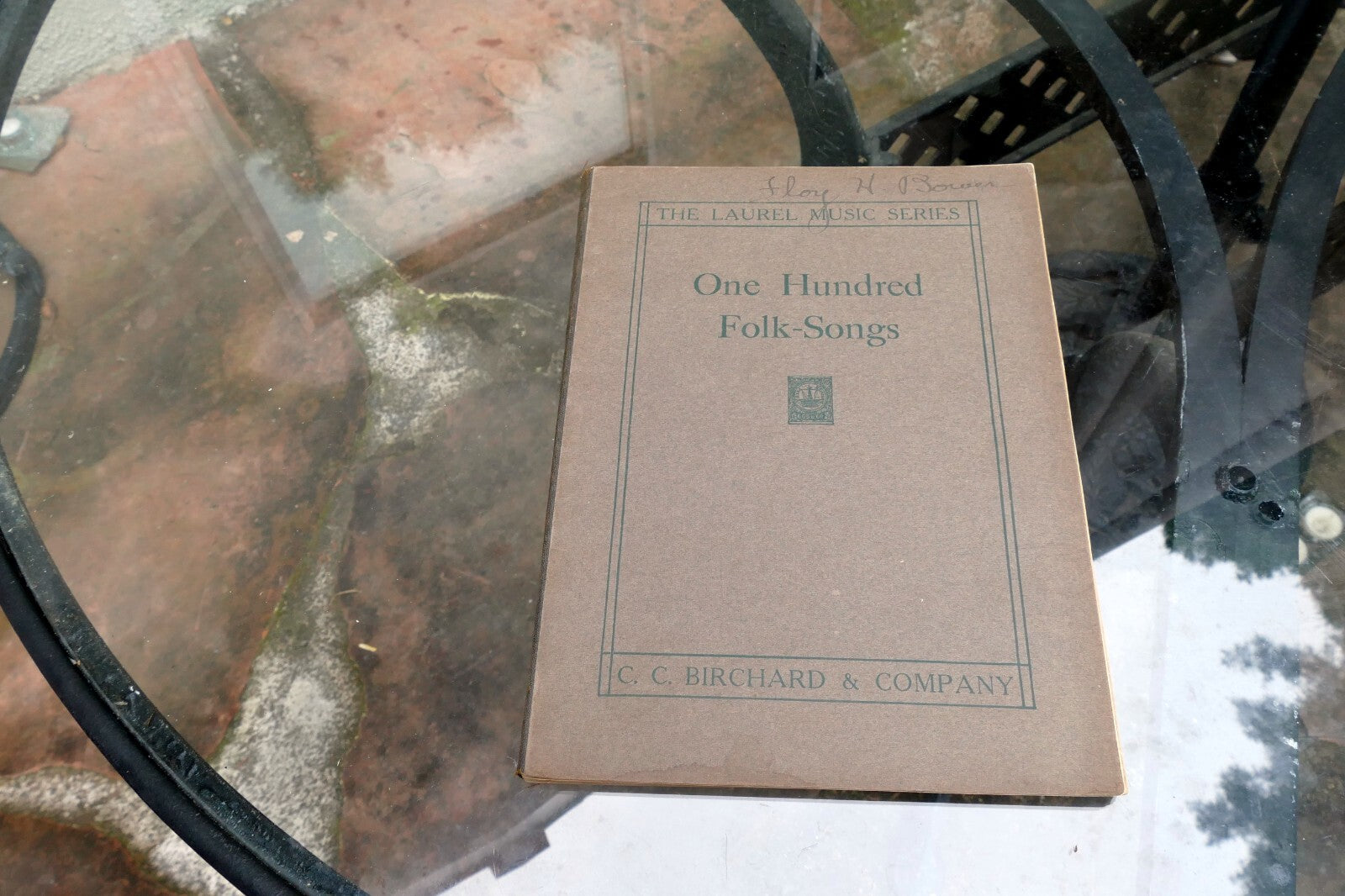 1910 LAUREL One Hundred Folk-Songs Sheet music Gilbert Birchard & co. Boston