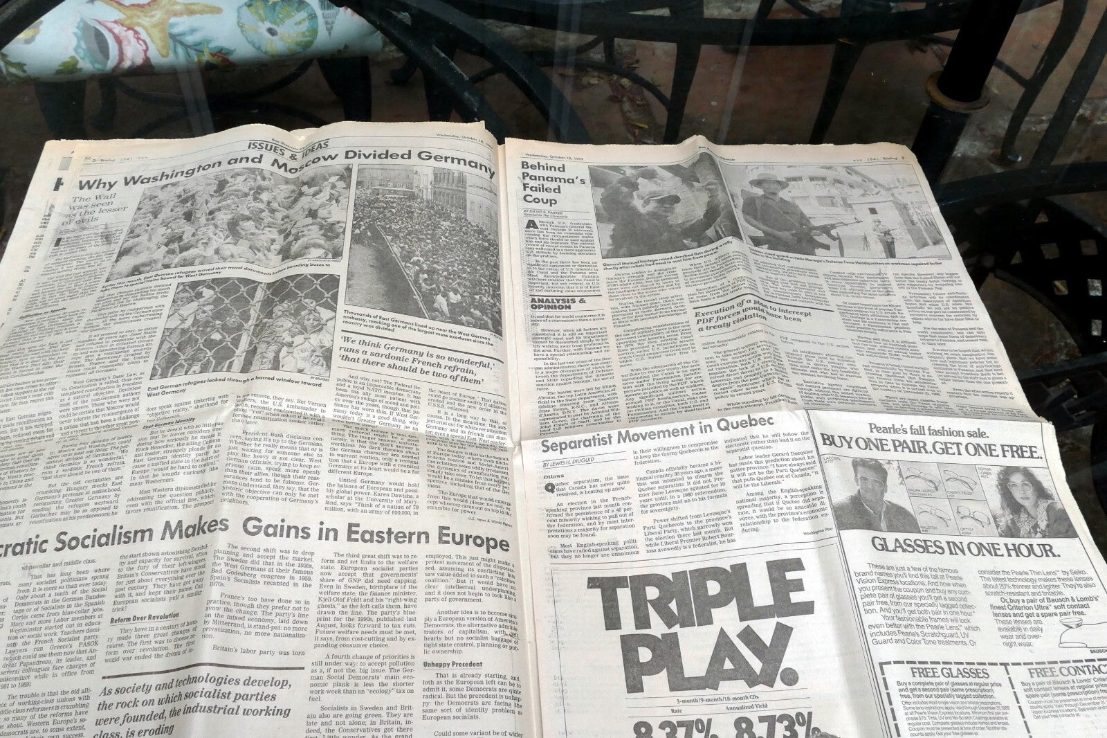 1989 San Francisco Chronicle Earthquake Oct. 18th EXTRA EXTRA -  Hundreds dead