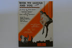 With my guitar and you sheet music 1930, "swing high",mort harris, edward heyman, ted snyder