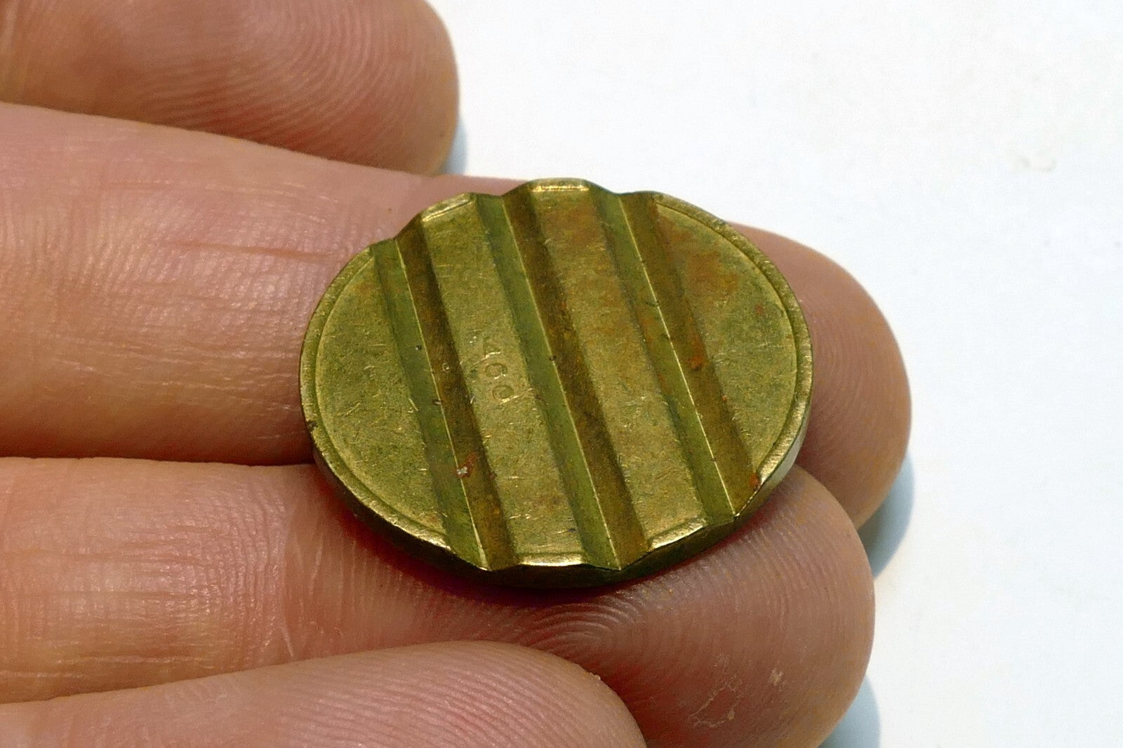 Old Bullwinkle's Grooved Arcade Token