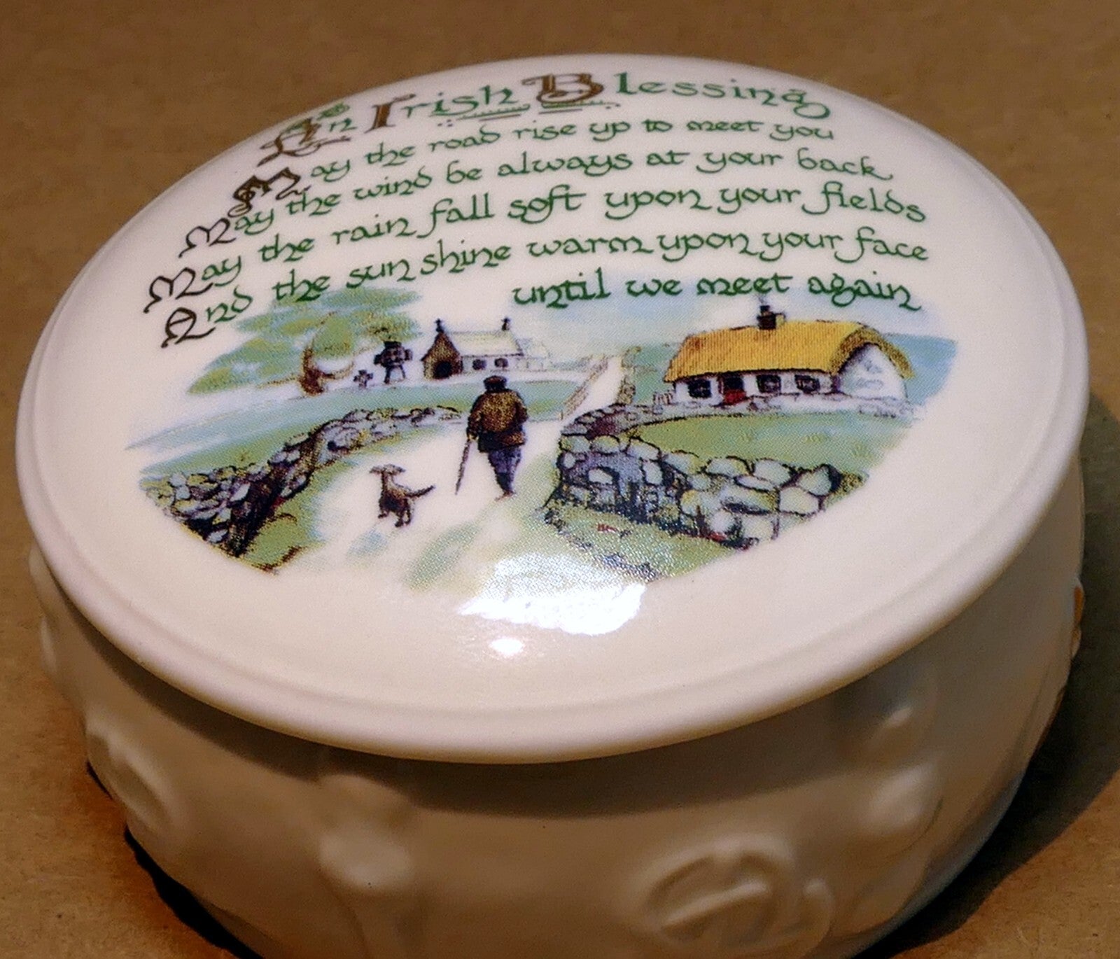 Belleek Gift Box Ireland Blessing Father day - untill we meat again