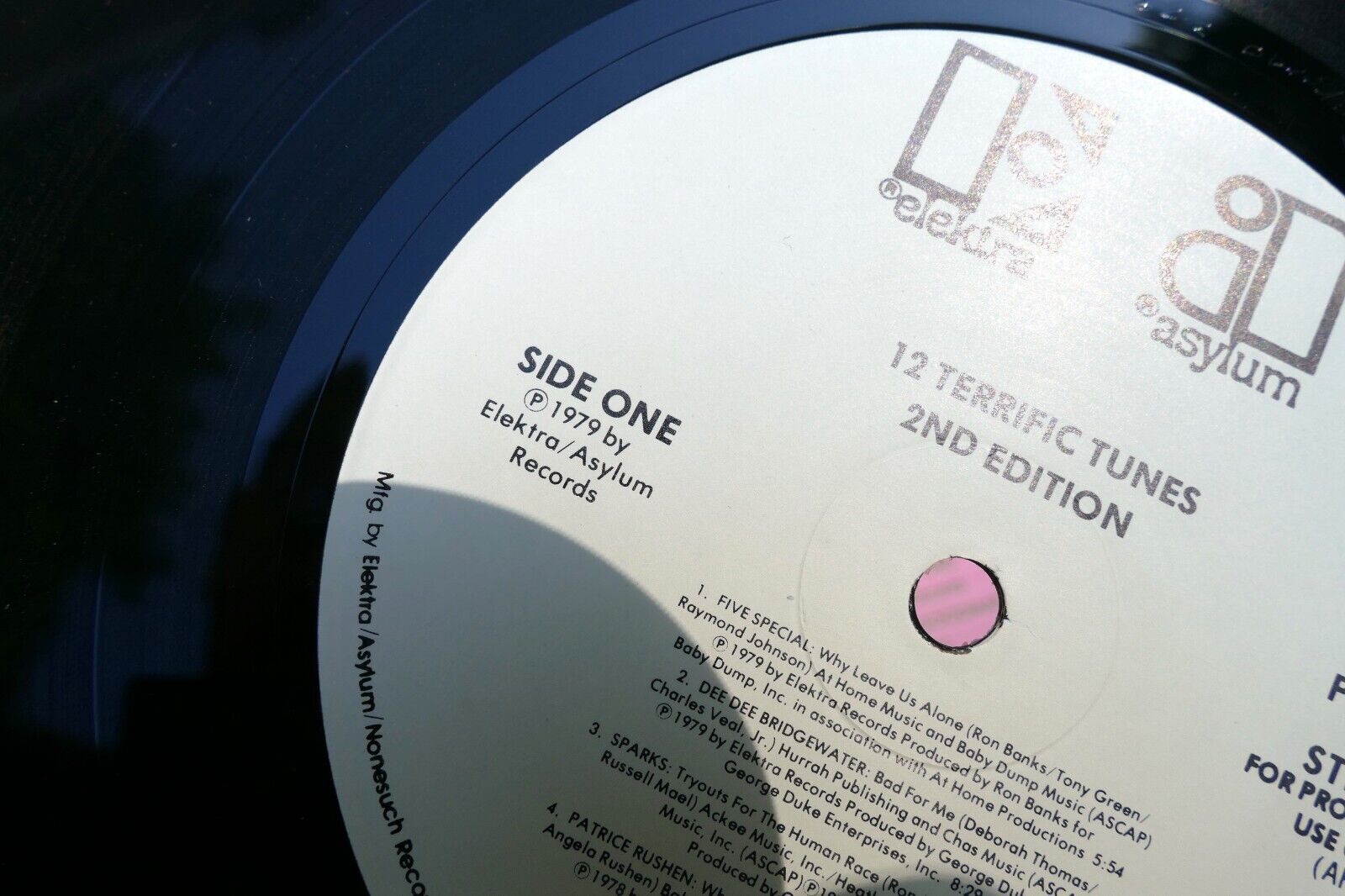 12 Terrific Tunes LP Promo 1-79 2ND Edition 3-79 Asylum / Elektra 1979