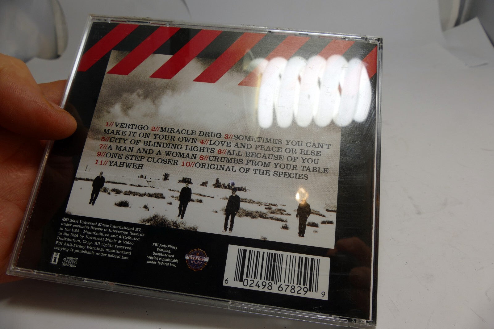 U2 - How to Dismantle An Atomic Bomb CD (B0003613-02) Rock Band Bono
