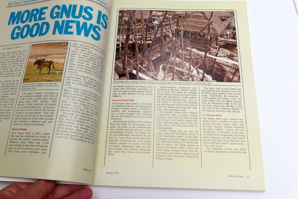 Spring 1974 Chevron USA Travel Club Magazine Kite Time, Expo '74, Path to Yukon