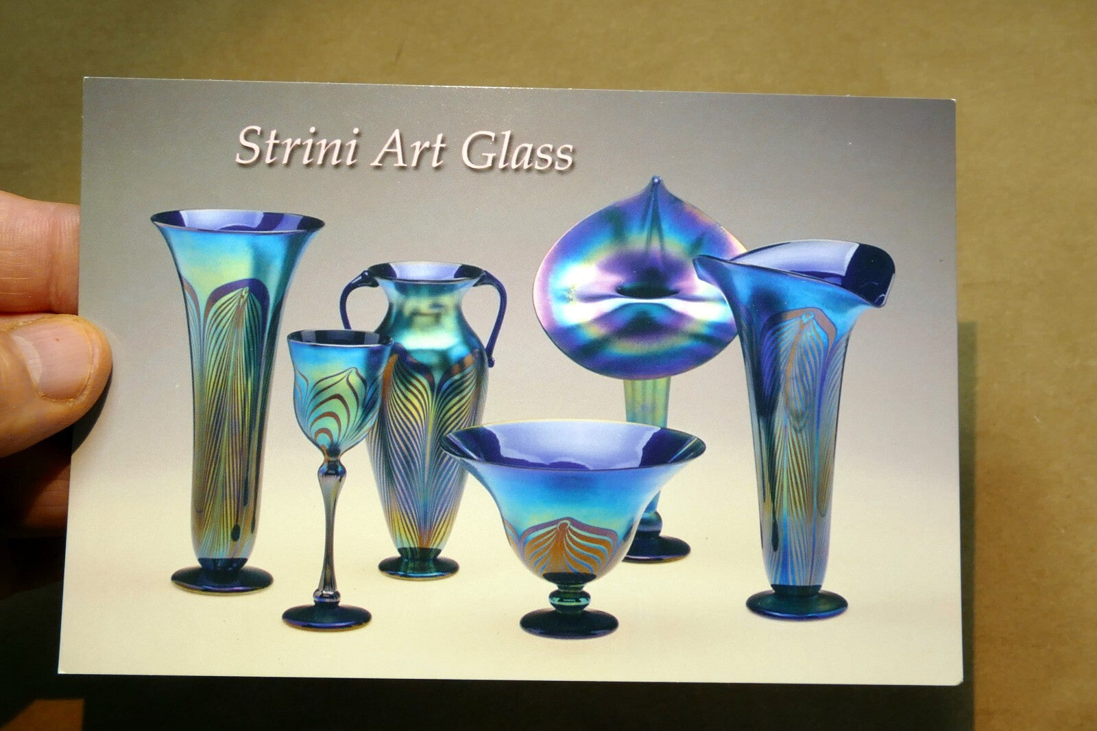 Strini Art Glass  2001 Sale festival Add Postcard, unposted