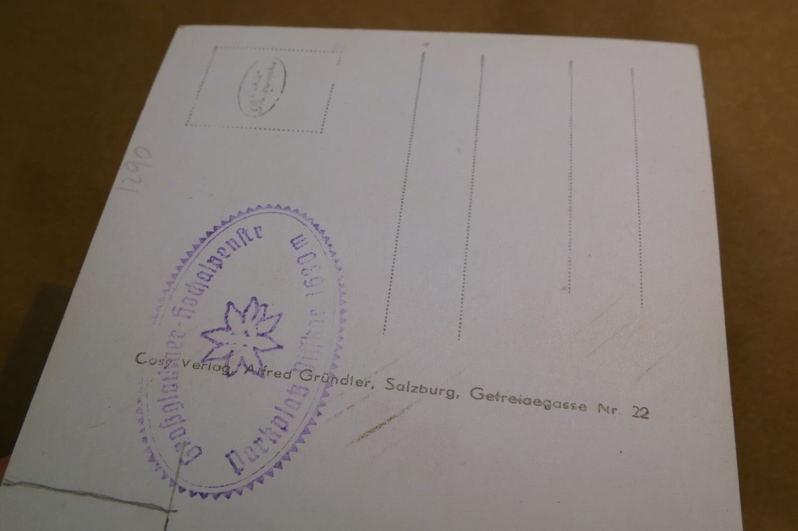 Grossglockner Machtortunnel Alpine Road postcard Austria - unposted