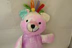 ALEX 14" RAINBOW Bear Plush Polyester Fiber 2006 colorful - USED