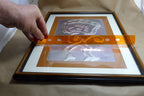 Hand painted Embossed Santa Ana 1992 Mayan monkey