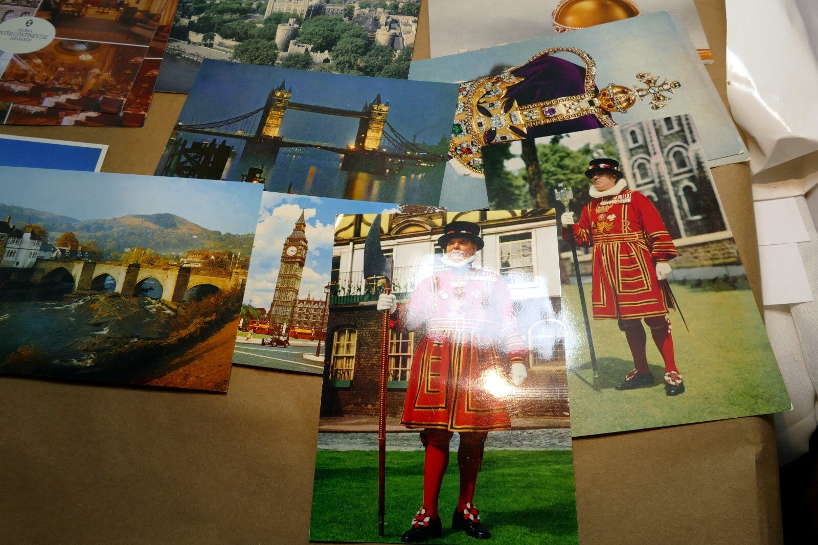 United Kingdom London Britain Unposted Postcard Lot pack of 20 Towns 1970's