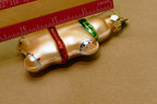 Thomas Pacconi Glass Gingerbread Man  Christmas Ornament gold red green 3"