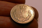 1976  Luxembourg 5F Coin  Franc